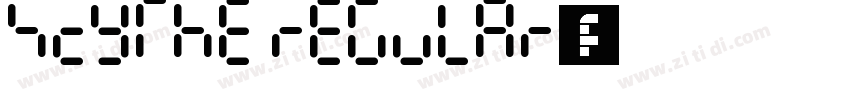 scythe regular字体字体转换